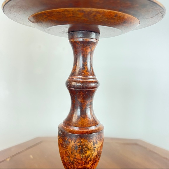 Vintage 10 inch Tall Metal Candle Holder Candlestick Rustic Decor - Picture 6 of 10